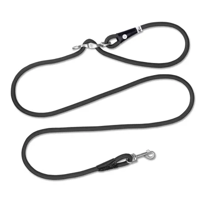 Curli Vario Comfort Leine, schwarz - Grösse S: 200 cm lang, Ø 8 mm breit