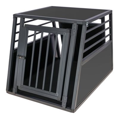 Kerbl Pet transportbox Vacation gemaakt van aluminium, grafiet 92 x 65 x 65 cm