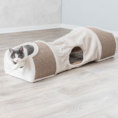 Trixie Tunnel à griffer avec 2 cavités pour chat
