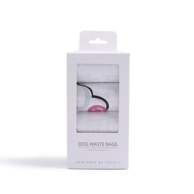 Petkit Hundebeutelspender-Set, weiss Zubehör: 8 Rollen à 15 Beutel (120 Beutel)