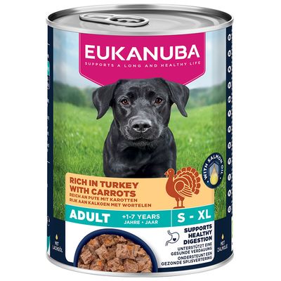 Eukanuba Adult Ricco di Tacchino con Carote 6 x 400 g