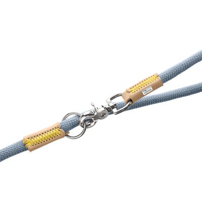 HUNTER Malia Guinzaglio regolabile per cani , tortora/beige - 200 cm L x 10 mm P