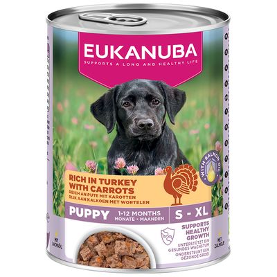 Eukanuba Puppy Rich in Turkey with Carrots