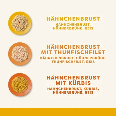 Probierpaket Applaws Pouch mit Brühe 6 x 70 g - Mixpaket Hühnchen (3 Sorten)