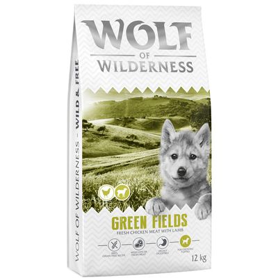 Wolf of Wilderness Junior "Green Fields" - Lamb