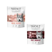 15% taniej! Wolf of Wilderness, karma sucha dla psa, 2 x 1 kg - Nowa receptura: Adult „Great Desert”, indyk, 1 kg + Adult "Ruby Midnight", wołowina i królik, 1 kg