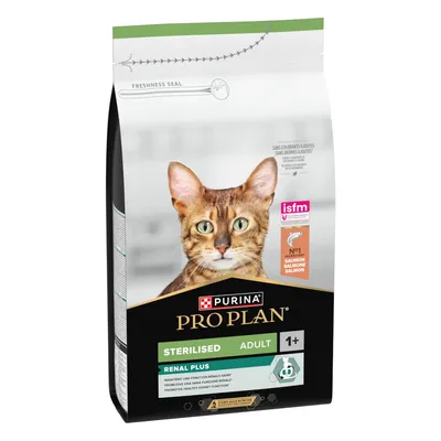 PURINA PRO PLAN Sterilised Adult Renal Plus losos - 1,5 kg