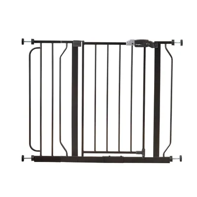 Regalo metallinen koira-aita, musta - Korkeus: 76 cm, leveys: 74 - 109 cm Regalo metallinen koira-aita, musta - Korkeus: 76 cm, leveys: 74 - 109 cm