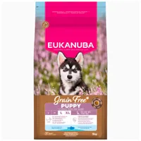 Eukanuba Grain Free Puppy Large & Giant Breed, ryba morska - 2 x 3 kg