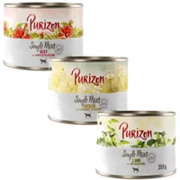 Purizon Single Meat 6 x 200 g - Mix: Pollo, Manzo, Agnello