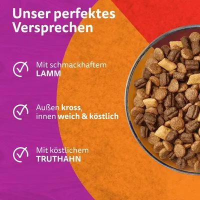 Whiskas 1+ Duo Classic Combos Lamm & Truthahn - Sparpaket: 3 x 1,9 kg