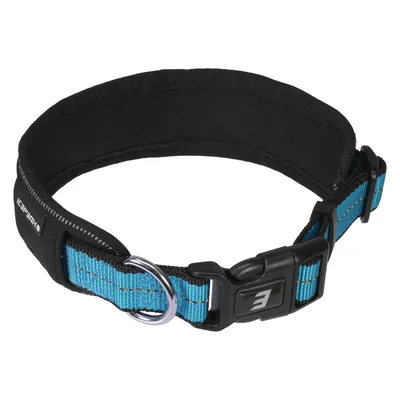 Icepeak Pet Highway blødt halsbånd, aqua - Størrelse L: 40 - 60 cm halsomkreds, 55 mm bred