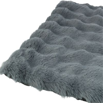 Trixie Tapis de repos Elli, gris foncé - taille L : L 110 x l 80 cm