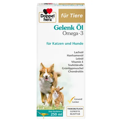 Doppelherz Gewrichtsolie voor katten en honden - 250 ml