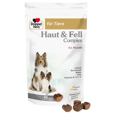 Doppelherz Haut & Fell Complex für Hunde - 60 Chews (2 x 90 g) Doppelherz Haut & Fell Complex für Hunde - 60 Chews (2 x 90 g)