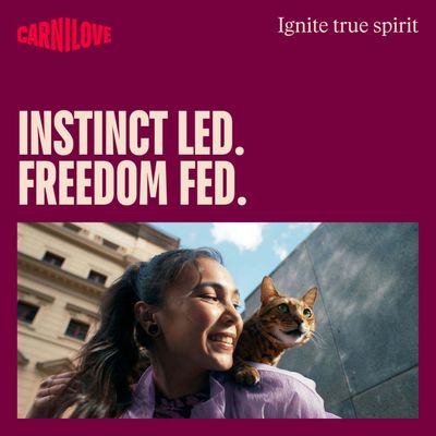 Carnilove. Instinct led. Freedom fed. Ignite true spirit.