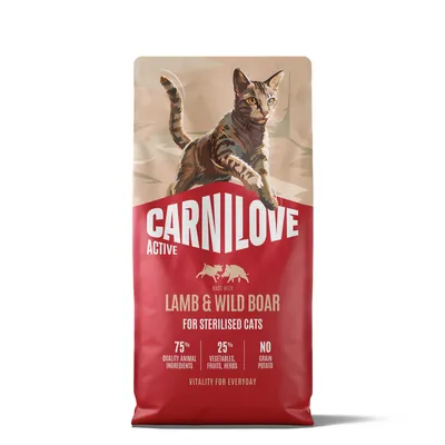 Carnilove Active Adult Sterilised mit Lamm & Wildschwein - 6 kg Carnilove Active Adult Sterilised mit Lamm & Wildschwein - 6 kg