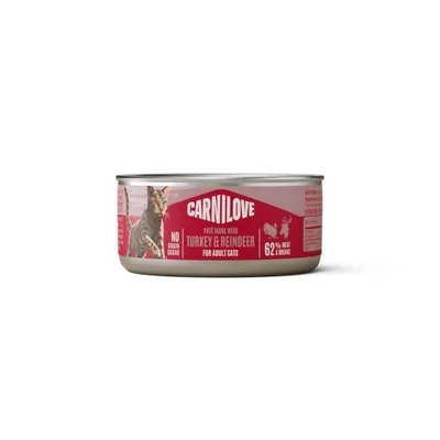 Carnilove Cat Paté 6 x 100 g - Kalkon & ren Carnilove Cat Paté 6 x 100 g - Kalkon & ren