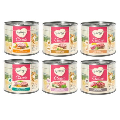 Feringa Classic Meat Menu -säästöpakkaus 24 x 200 g neljä makua
