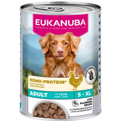 Eukanuba Special Care Adult Mono-Protein, z kurczakiem 12 x 400 g