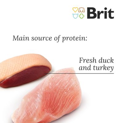 Brit Care Sterilized Weight Control kacsa & pulyka