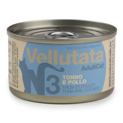 Pack économique : Natural Code Velouté Can 24 x 85 g - thon, poulet