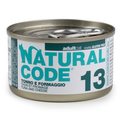 Natural Code Cooking Water lattine 24 x 85 g - Tonno e Formaggio