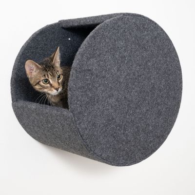 Modern Living kočičí dráha Abilene, tmavě šedá - Kočičí jeskyně Abilene cca Ø38,5×V30 cm