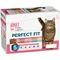 Perfect Fit Adult 1+ Pouches Mixed Pack Chunks in Gravy 12 x 85g