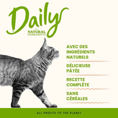Almo Nature Daily 6 x 400 g pour chat - poulet