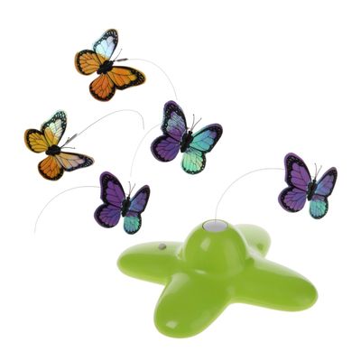 Kattenspeelgoed Funny Butterfly Voordeelpakket: Funny Butterfly + 4 reserve vlinders
