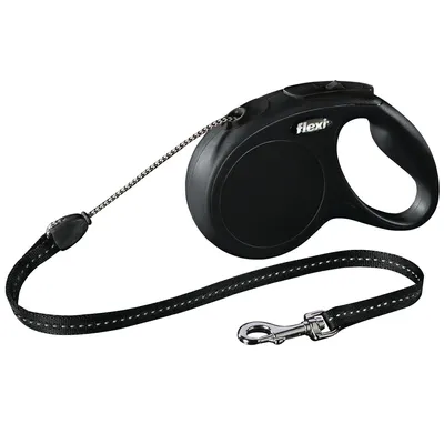 flexi New Classic hundebånd Small, 5 meter - svart