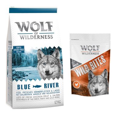 12kg Wolf of Wilderness Dry Dog Food + Wolf of Wilderness Dog Snack Free! *