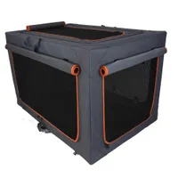 Deluxe Aluminium Folding Nylon Crate  - L: 91 x 61 x 58 cm (L x W x H)