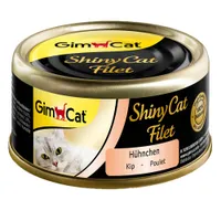 GimCat ShinyCat 6 x 70 г - пиле