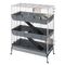 Ferplast Kleintierkäfig Vital 120 3-stöckig L 120 x B 60 x H 167 cm