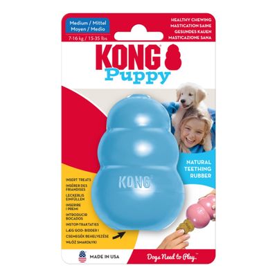 KONG Welpenspielzeug M, blau