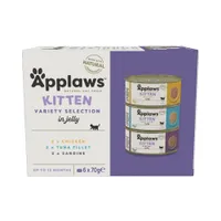 Ekonomipack: Applaws Kitten kattmat 24 x 70 g - Blandpack: 3 sorter