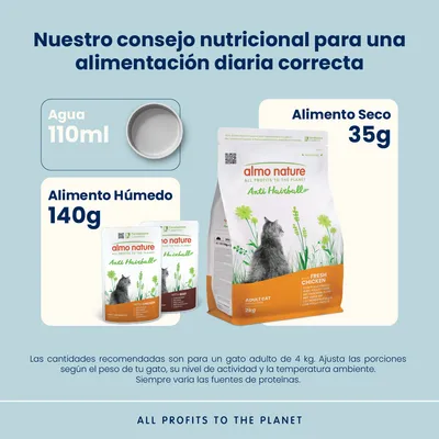 Almo Nature Functional Anti Hairball pollo y arroz - 2 x 2 kg - Pack Ahorro