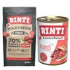 RINTI Kombi-Paket: 12 kg Max-i-mum + 12 x 400 g Kennerfleisch Rind: 12 kg Max-i-mum + 12 x 400 g Kennerfleisch