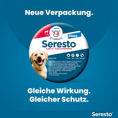 Seresto® Halsband Hund - Größe L: 70 cm, > 8 kg