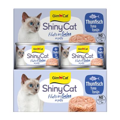 GimCat ShinyCat în gelatină 6 x 70 g
