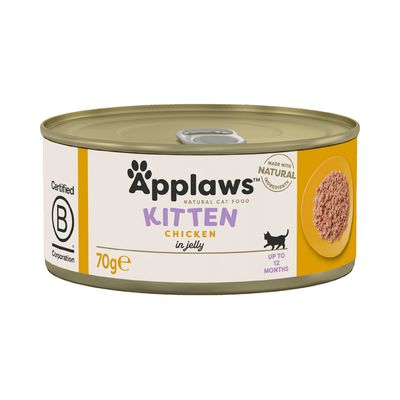 Applaws Kitten dåser i gelé 6 x 70 g Kylling