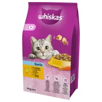 Whiskas 1+ Sterile Pui - 14 kg