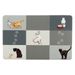 Alfombrilla para comederos Trixie Patchwork 44 × 28 cm (L x An)