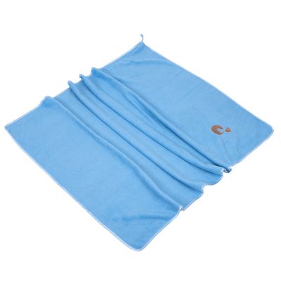 Asciugamano TIAKI in microfibra Quick-Dry L 100 x P 70 cm, blu