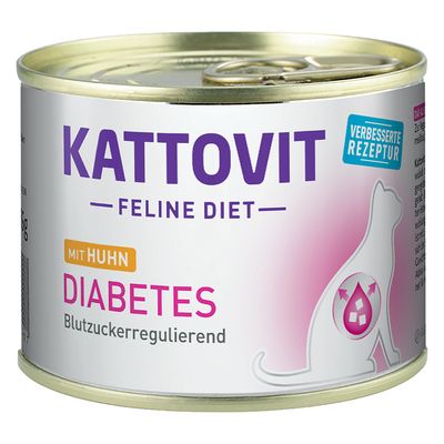 Kattovit Diabetes/ Gewicht 185 g Dose Huhn 6 x 185 g