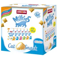 Probierpaket animonda Milkies Knuspertaschen - 6 x 30 g (4 Sorten gemischt)