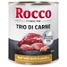 Sparpaket Rocco Trio di Carne - 24 x 400 / 800 g 24 x 800 g: Rind, Lamm & Geflügel