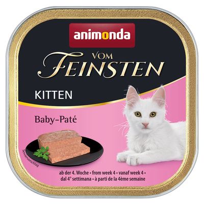 Animonda vom Feinsten Baby Paté luonnollisella tauriinilla 36 x 100 g